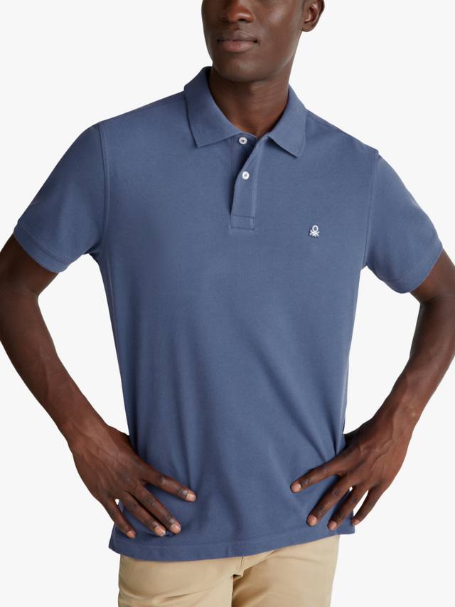 Хлопковая поло с коротким рукавом Regular Fit Benetton, Blue
Хлопковая поло с коротким рукавом Regular Fit Benetton, Blue