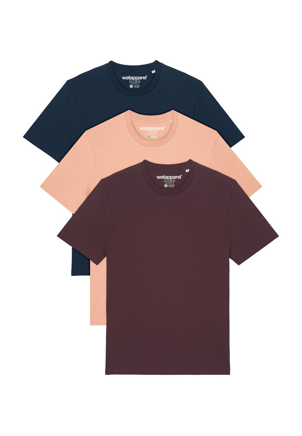 Базовая футболка 3ER MULTIPACK watapparel, синий 
Базовая футболка 3ER MULTIPACK watapparel, синий