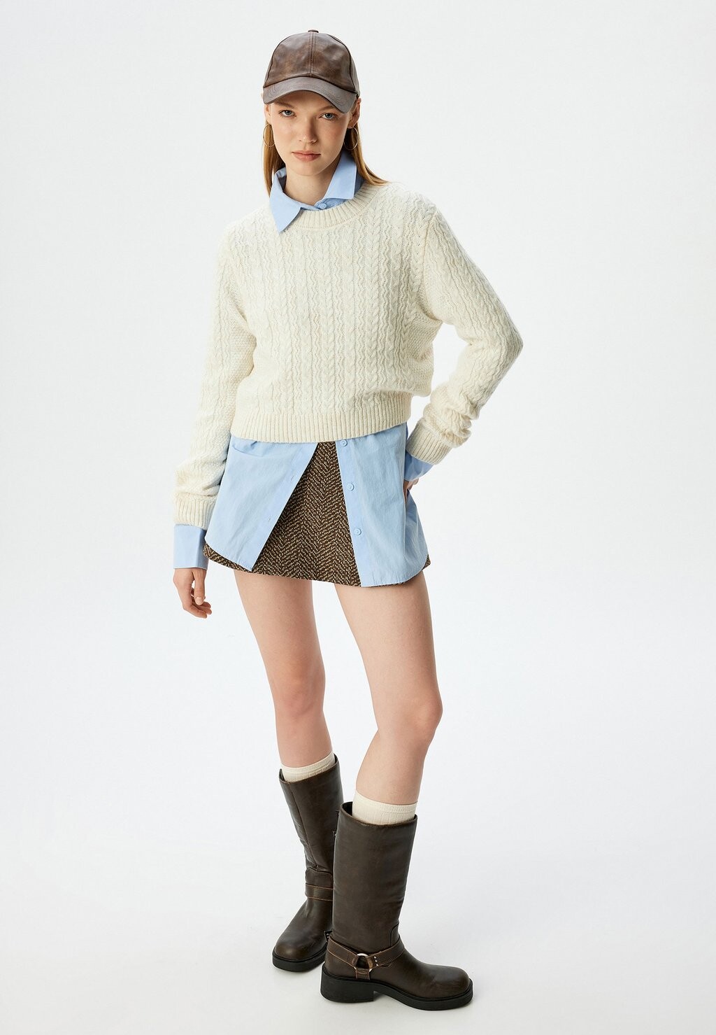 Джемпер Koton, бежевый 
Джемпер Koton, бежевый