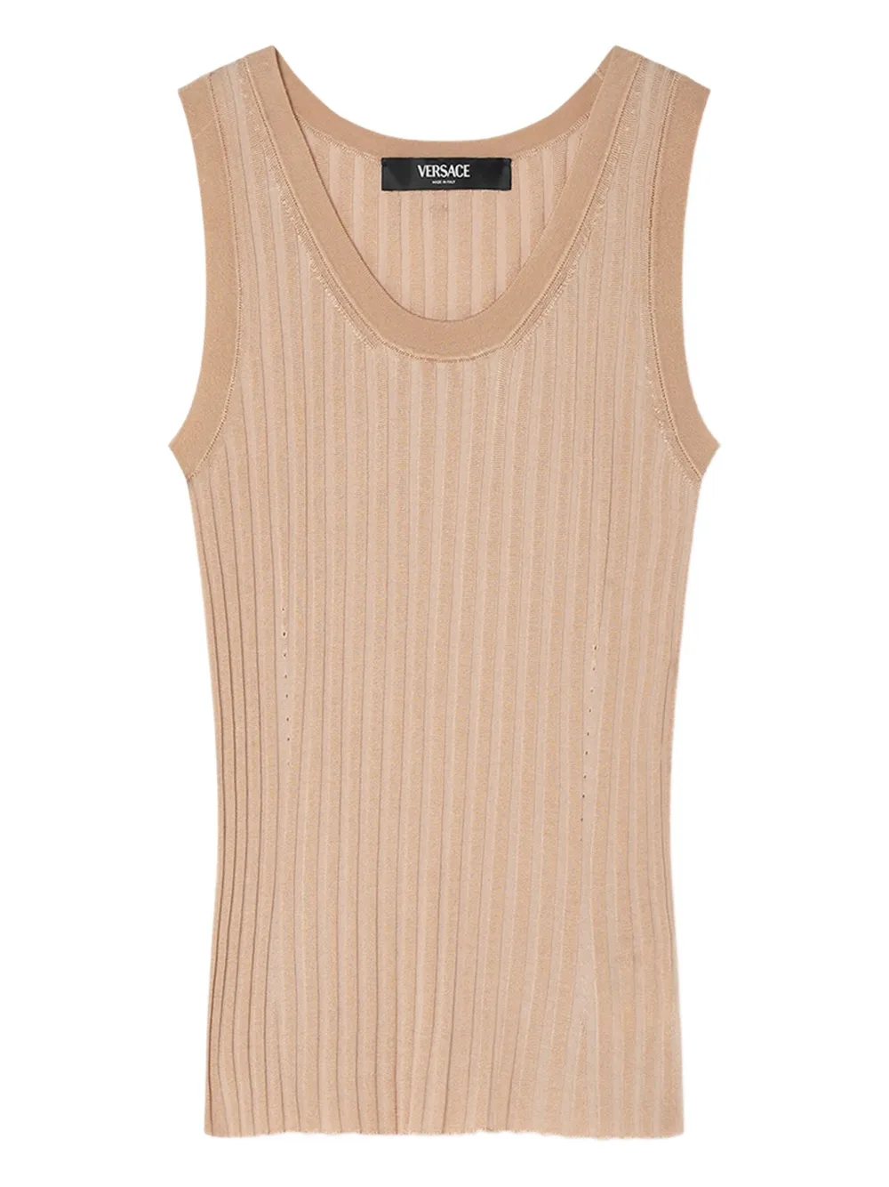 Топ в рубчик без рукавов VERSACE, нейтральный
Топ в рубчик без рукавов VERSACE, нейтральный