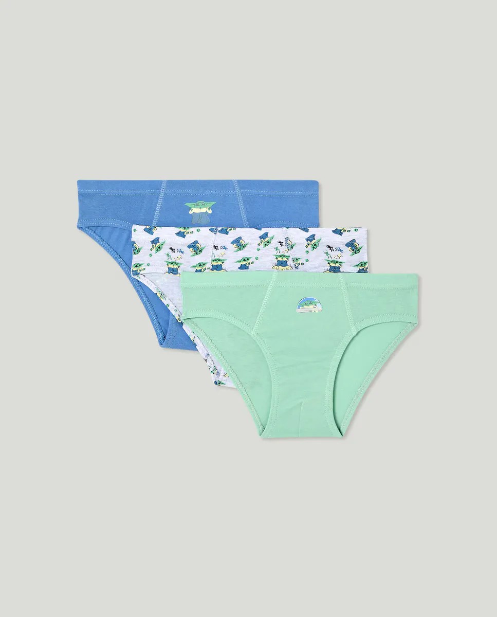 Упаковка из трех детских трусов Cotton Juice, многоцветный
Упаковка из трех детских трусов Cotton Juice, многоцветный