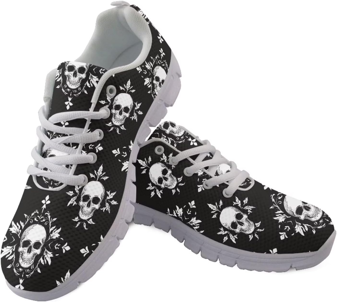 Кроссовки для бега Jeiento унисекс для взрослых с узором черепа, шнуровкой, легкие дышащие сетчатые спортивные кроссовки для спортзала, Skeleton
Кроссовки для бега Jeiento унисекс для взрослых с узором черепа, шнуровкой, легкие дышащие сетчатые спортивные кроссовки для спортзала, Skeleton