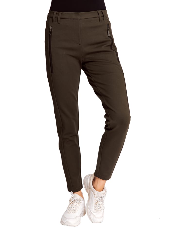 Тканевые брюки ZHRILL, цвет dark olive
Тканевые брюки ZHRILL, цвет dark olive