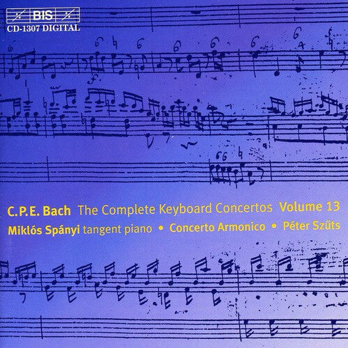 CD диск Bach, C.P.E. / Spanyi / Szuts / Concerto Armonico: Complete Keyboard Concertos 13
CD диск Bach, C.P.E. / Spanyi / Szuts / Concerto Armonico: Complete Keyboard Concertos 13