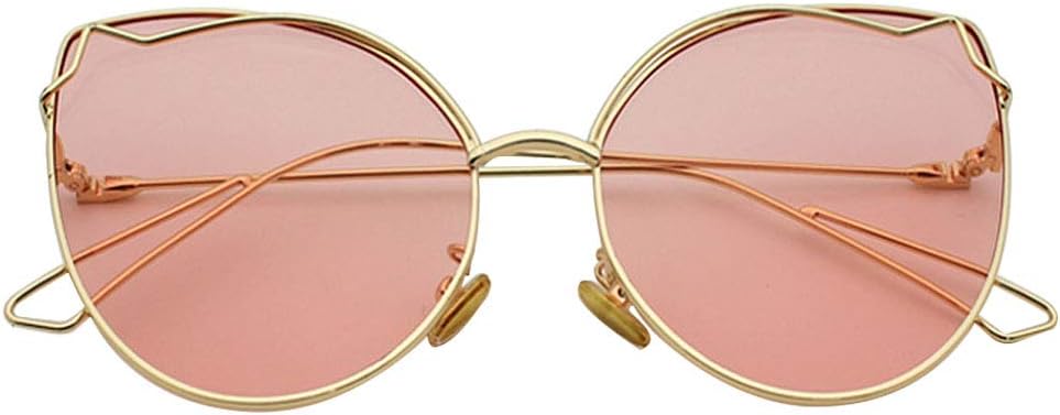 Женские модные солнцезащитные очки CLARA в тонкой металлической оправе, линзы конфетных цветов, современный дизайн, идеально подходят для вождения и путешествий, Gold Frame+clear Pink
Женские модные солнцезащитные очки CLARA в тонкой металлической оправе, линзы конфетных цветов, современный дизайн, идеально подходят для вождения и путешествий, Gold Frame+clear Pink