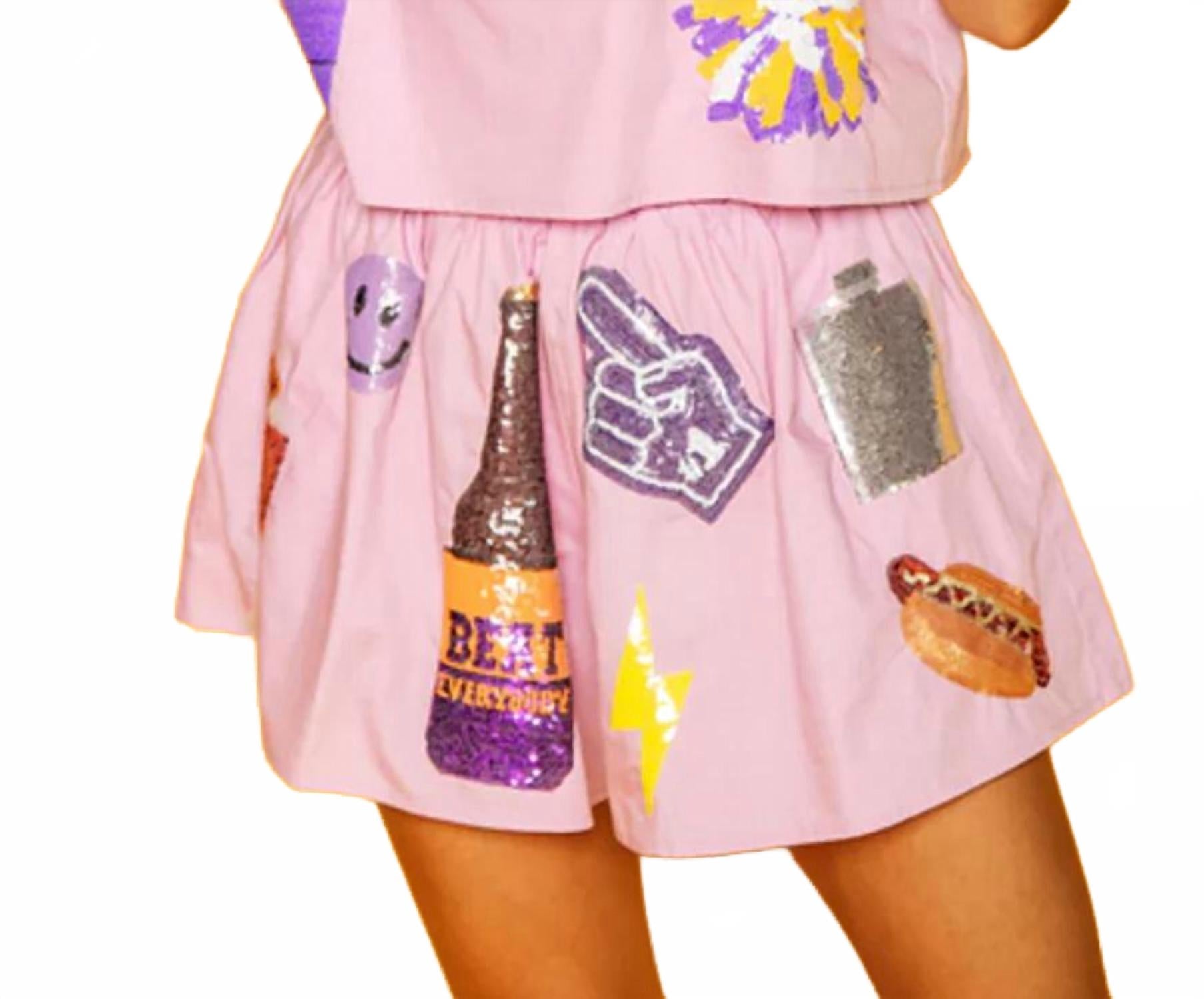 Шорты Icon в фиолетовом QUEEN OF SPARKLES
Шорты Icon в фиолетовом QUEEN OF SPARKLES