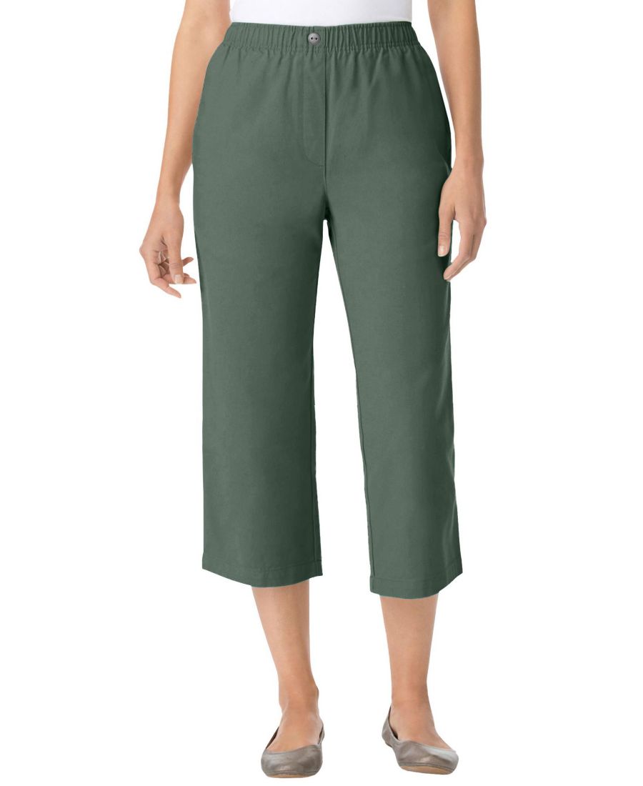 Женские джинсы-капри Within 7-Day из хлопка с эластичным поясом и застежкой на резинке Woman Within, Pine
Женские джинсы-капри Within 7-Day из хлопка с эластичным поясом и застежкой на резинке Woman Within, Pine