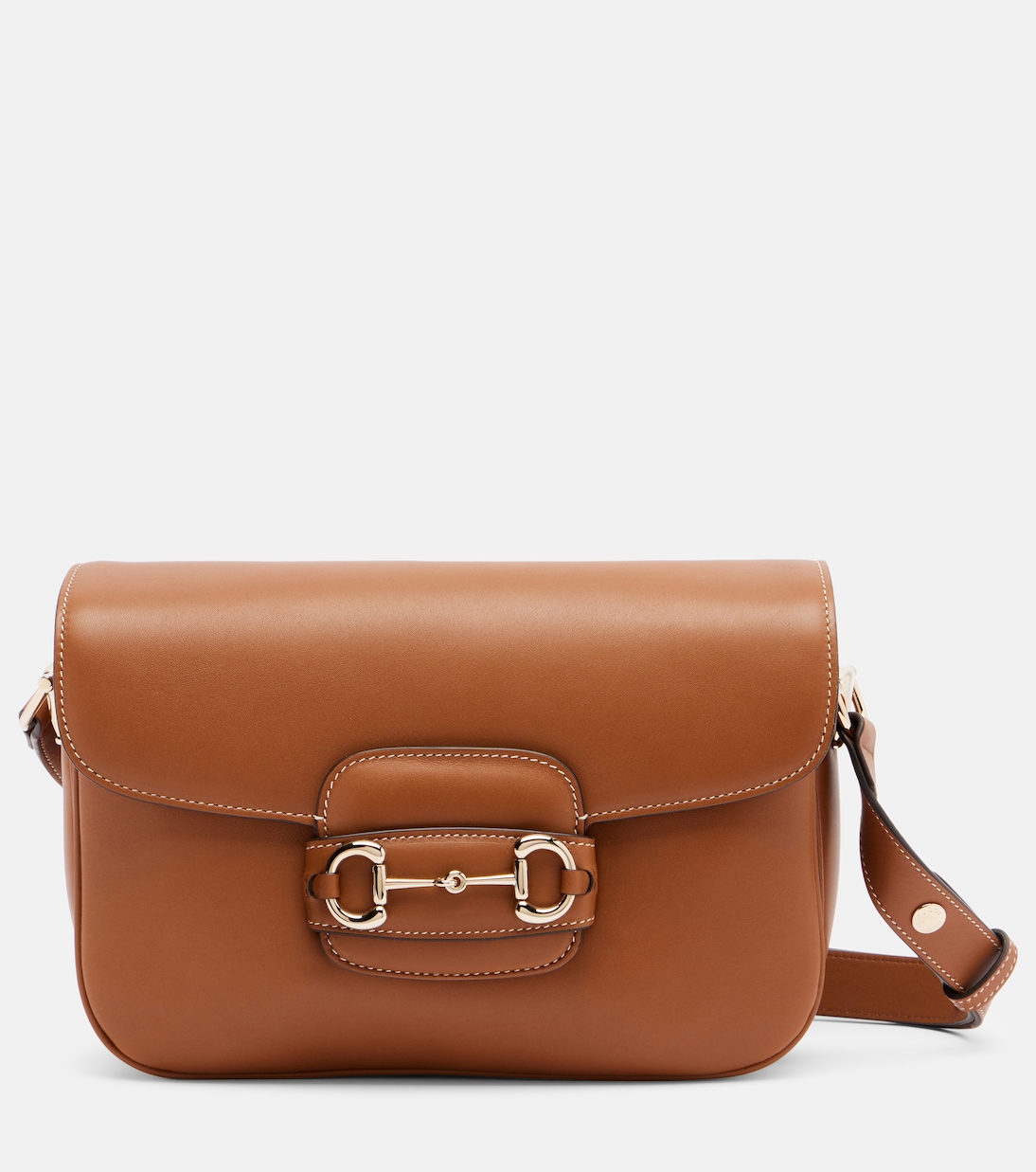 Средняя кожаная сумка через плечо Horsebit 1955 Gucci, Sundial
Средняя кожаная сумка через плечо Horsebit 1955 Gucci, Sundial