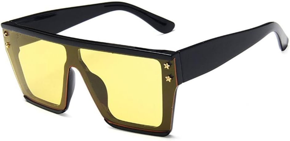 Солнцезащитные очки в крупной оправе для мужчин и женщин, прямоугольные, с плоской верхней частью, винтажные, классические, с защитой от УФ-излучения UV400 KTUCN, Black Yellow
Солнцезащитные очки в крупной оправе для мужчин и женщин, прямоугольные, с плоской верхней частью, винтажные, классические, с защитой от УФ-излучения UV400 KTUCN, Black Yellow