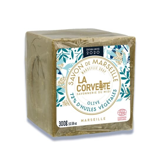 Марсельское мыло OLIVE Edition Limitée 2020, сертификат ECOCERT, 300г La Corvette 
Марсельское мыло OLIVE Edition Limitée 2020, сертификат ECOCERT, 300г La Corvette