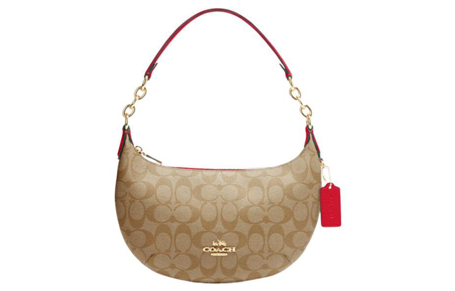 Сумка через плечо Payton PVC полумесяц, женская сумка, светло-бежевая COACH
Сумка через плечо Payton PVC полумесяц, женская сумка, светло-бежевая COACH