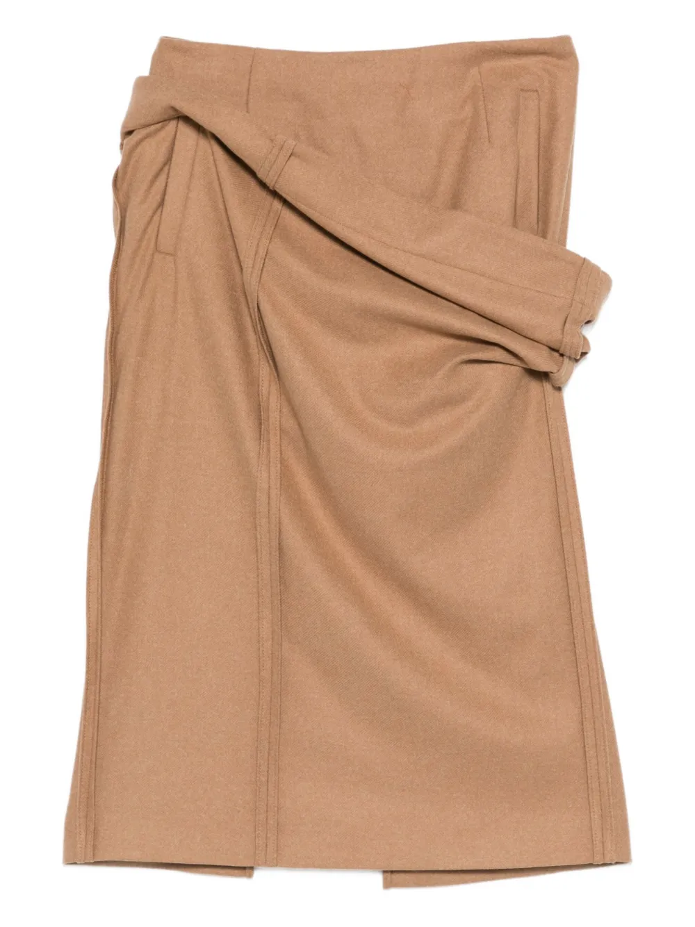 Драпированная многослойная юбка миди The Garment, коричневый
Драпированная многослойная юбка миди The Garment, коричневый