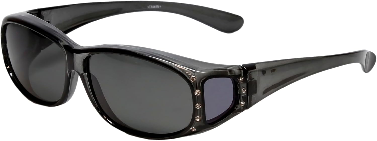 Солнцезащитные очки Calabria RS2867POL-CR с поляризованными линзами, надеваемые поверх очков с диоптриями, женские, овальной формы, с защитой от УФ-излучения, Smoke Grey Crystal Silver Rhinestones
Солнцезащитные очки Calabria RS2867POL-CR с поляризованными линзами, надеваемые поверх очков с диоптриями, женские, овальной формы, с защитой от УФ-излучения, Smoke Grey Crystal Silver Rhinestones