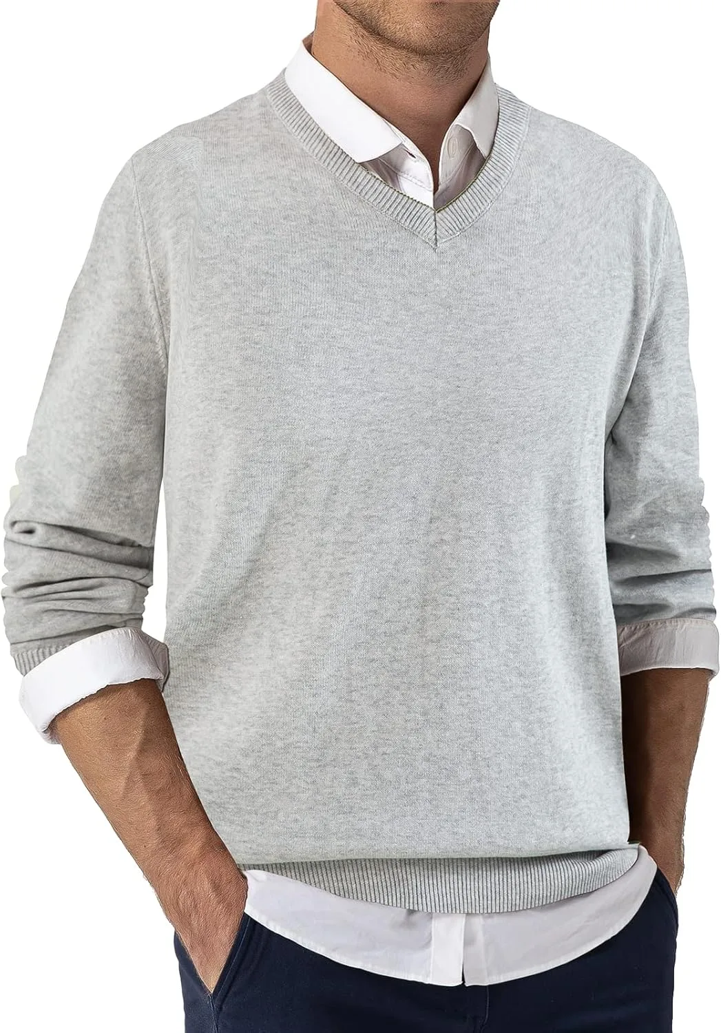 Мужской свитер Qualfort из 100% хлопка, мягкий пуловер
Мужской свитер Qualfort из 100% хлопка, мягкий пуловер