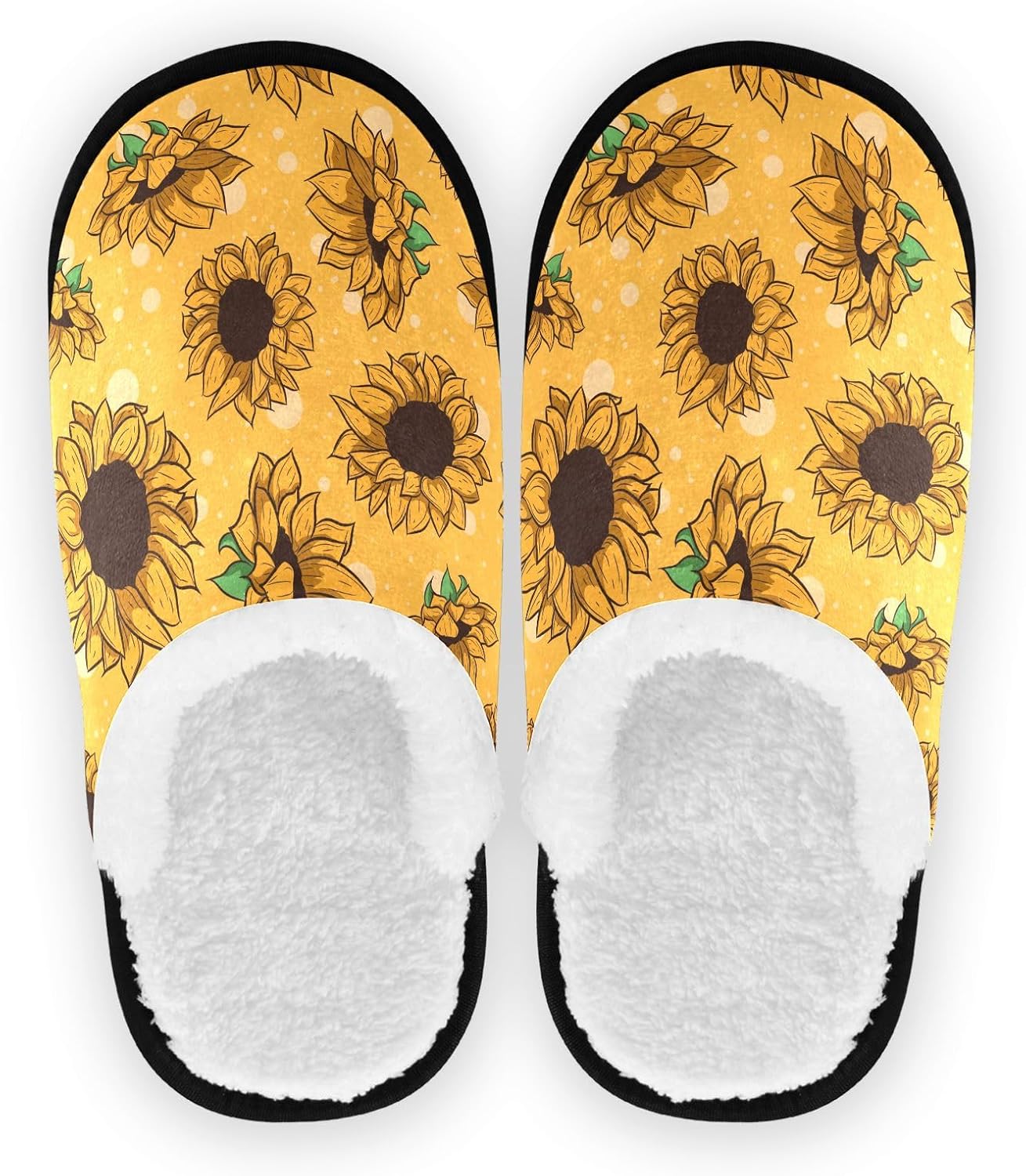 Тапочки JHKKU для женщин и мужчин, пушистые домашние тапочки, теплые, с противоскользящей подошвой, уютные для дома и путешествий, Sunflower
Тапочки JHKKU для женщин и мужчин, пушистые домашние тапочки, теплые, с противоскользящей подошвой, уютные для дома и путешествий, Sunflower