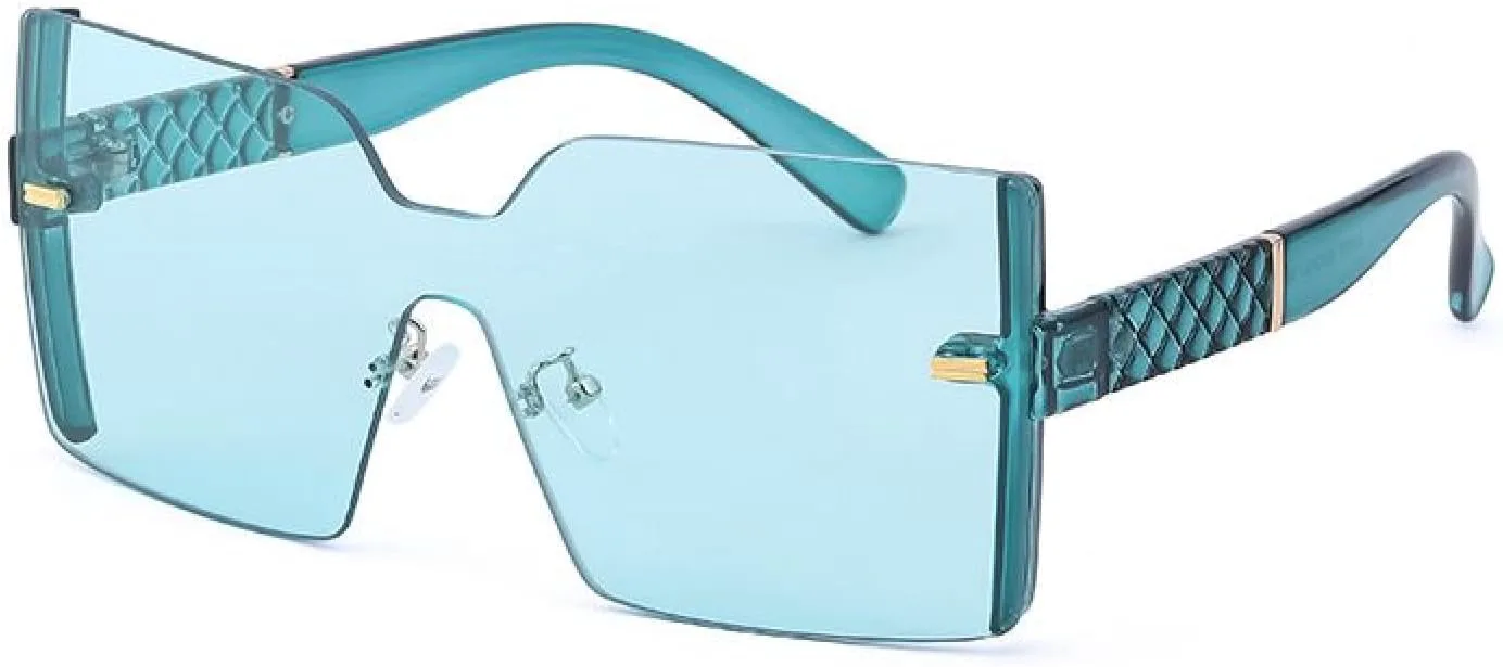 Солнцезащитные очки без оправы большого размера для женщин, роскошные, с прозрачными линзами, для мужчин, в стиле ретро, с крупной оправой TVTBBVV, C4green
Солнцезащитные очки без оправы большого размера для женщин, роскошные, с прозрачными линзами, для мужчин, в стиле ретро, с крупной оправой TVTBBVV, C4green