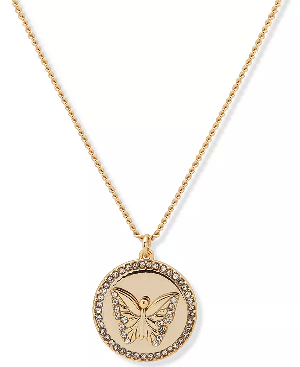 Ожерелье с подвеской в виде бабочки из золотистого паве, 16 дюймов + удлинитель 3 дюйма Dkny, gold
Ожерелье с подвеской в виде бабочки из золотистого паве, 16 дюймов + удлинитель 3 дюйма Dkny, gold