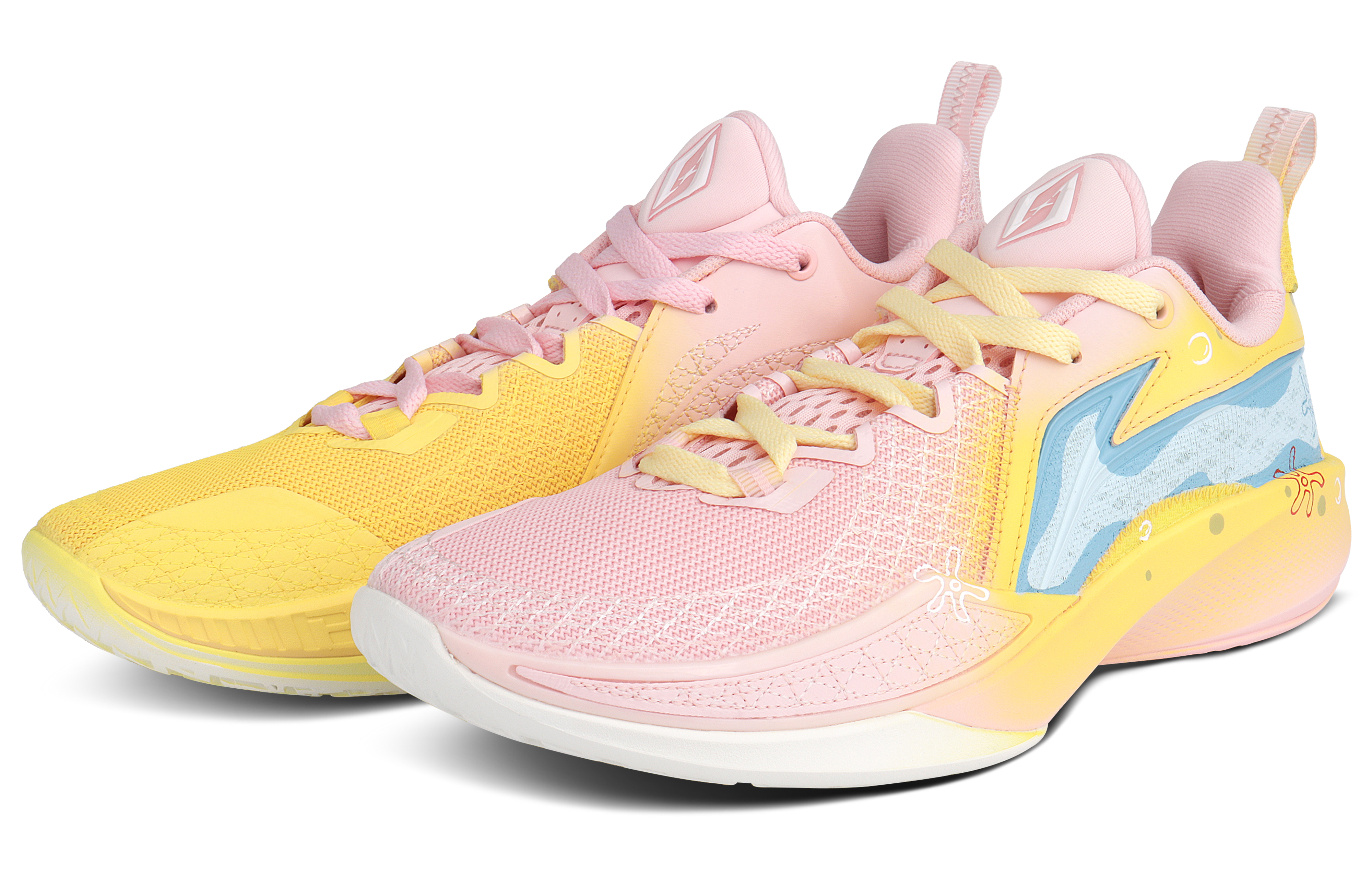 LINING Баскетбольные кроссовки Speed Ling 2 мужские низкие, желто-розовые
LINING Баскетбольные кроссовки Speed Ling 2 мужские низкие, желто-розовые