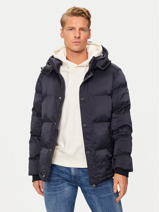 Пуховик стандартного кроя Guess, синий
Пуховик стандартного кроя Guess, синий