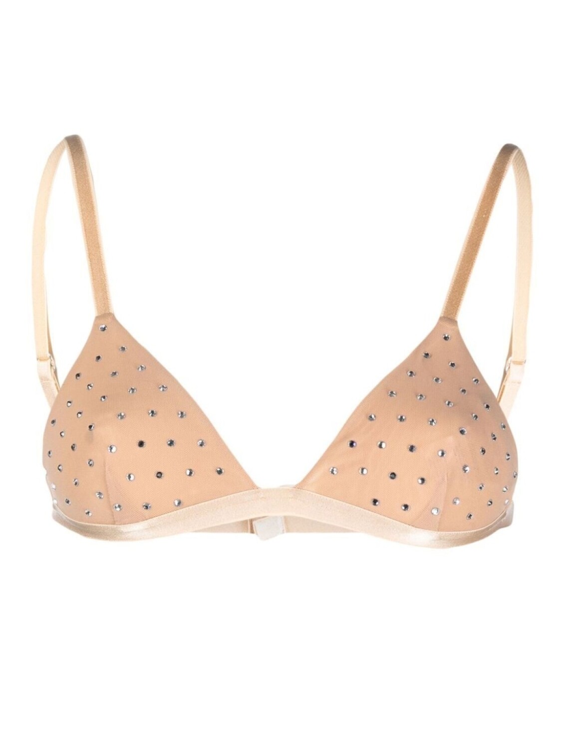 THE ANDAMANE бюстгальтер с треугольными чашками и кристаллами, нейтральный цвет
THE ANDAMANE бюстгальтер с треугольными чашками и кристаллами, нейтральный цвет