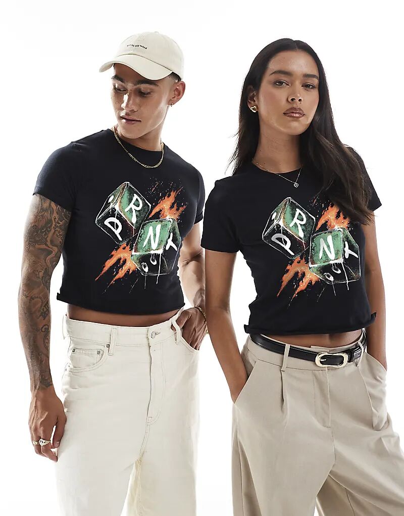 Футболка Arizona Dice спереди с принтом ww crop черного цвета PRNT
Футболка Arizona Dice спереди с принтом ww crop черного цвета PRNT