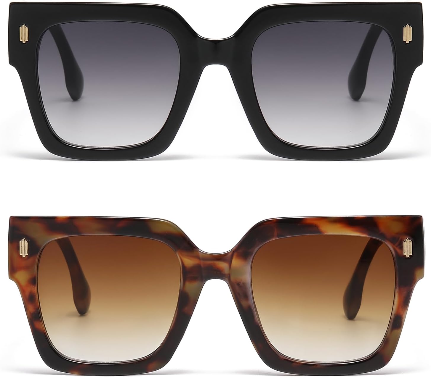 Модные женские солнцезащитные очки в крупной оправе, защита от УФ-излучения UV400, для повседневной носки, прогулок на природе и путешествий, стильный аксессуар для женщин MUTOTNNG, Black Gradient Gray+leopard Gradient Brown
Модные женские солнцезащитные очки в крупной оправе, защита от УФ-излучения UV400, для повседневной носки, прогулок на природе и путешествий, стильный аксессуар для женщин MUTOTNNG, Black Gradient Gray+leopard Gradient Brown