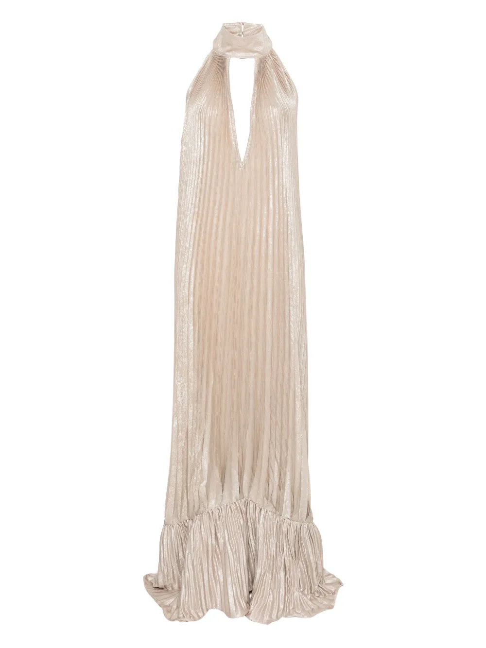 Платье с плиссированными оборками L'Idée, бежевый
Платье с плиссированными оборками L'Idée, бежевый