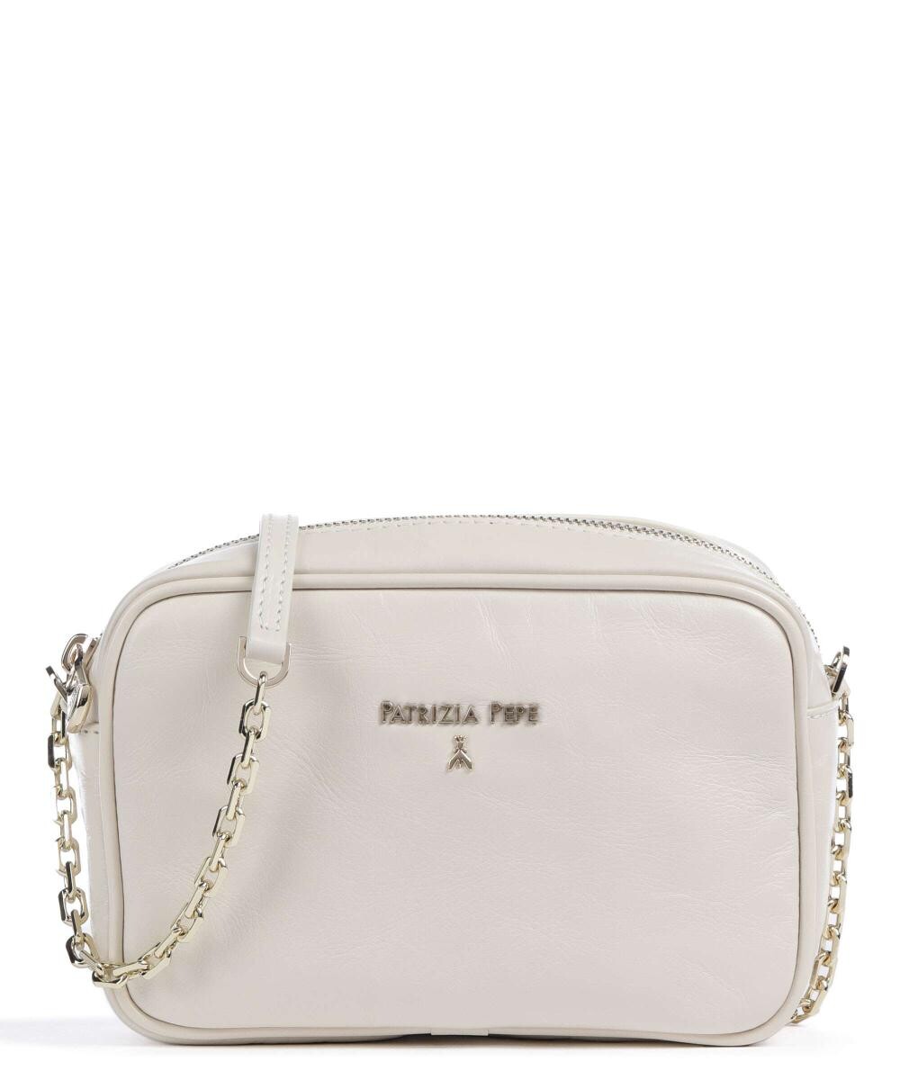 Сумка через плечо из мелкозернистой телячьей кожи. Patrizia Pepe, белый
Сумка через плечо из мелкозернистой телячьей кожи. Patrizia Pepe, белый
