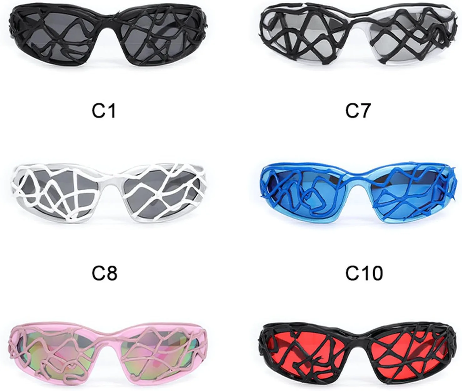 Солнцезащитные очки Drip Glue для мужчин, ручная работа, защита от УФ-излучения, модные солнцезащитные очки-щитки с обтекаемой формой для женщин mincl, Silver
Солнцезащитные очки Drip Glue для мужчин, ручная работа, защита от УФ-излучения, модные солнцезащитные очки-щитки с обтекаемой формой для женщин mincl, Silver