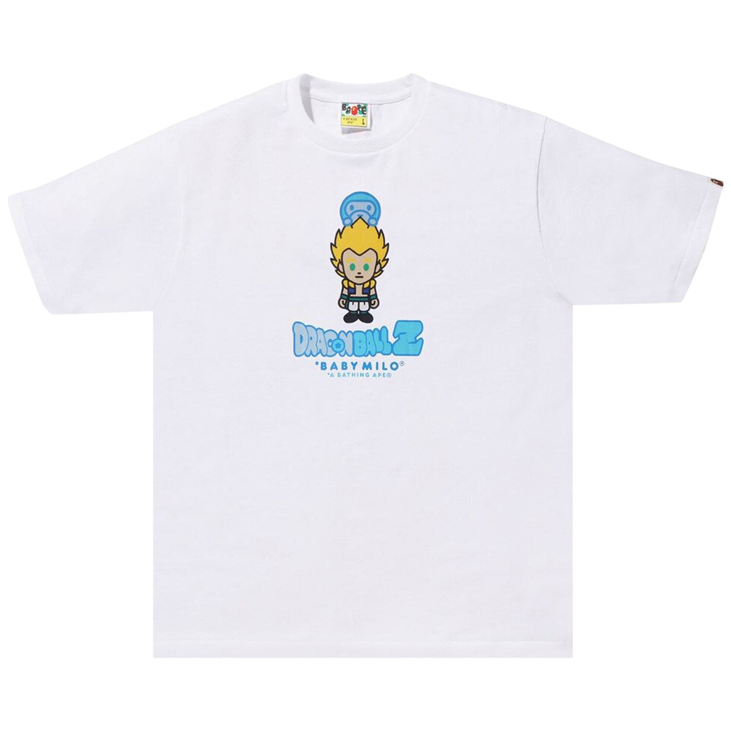 Футболка Baby Milo BAPE x Dragon Ball Z Gotenks, цвет Белый
Футболка Baby Milo BAPE x Dragon Ball Z Gotenks, цвет Белый