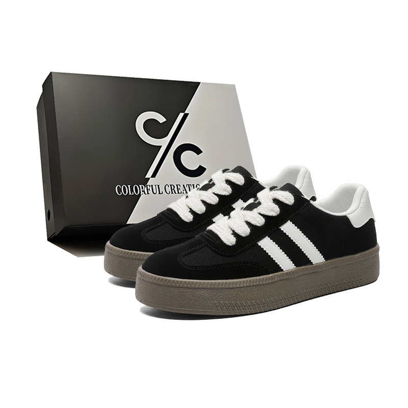 Нескользящие, износостойкие, дышащие, увеличивающие рост низкие мужские кроссовки для скейтбординга Colorful Creations, Classic Black
Нескользящие, износостойкие, дышащие, увеличивающие рост низкие мужские кроссовки для скейтбординга Colorful Creations, Classic Black