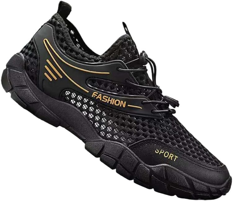 Мужские спортивные кроссовки из дышащей сетки - легкие и удобные, с амортизацией и противоскользящей подошвой, подходят для ежедневной активности на открытом воздухе, повседневной носки и прогулок Fmshi, черный
Мужские спортивные кроссовки из дышащей сетки - легкие и удобные, с амортизацией и противоскользящей подошвой, подходят для ежедневной активности на открытом воздухе, повседневной носки и прогулок Fmshi, черный