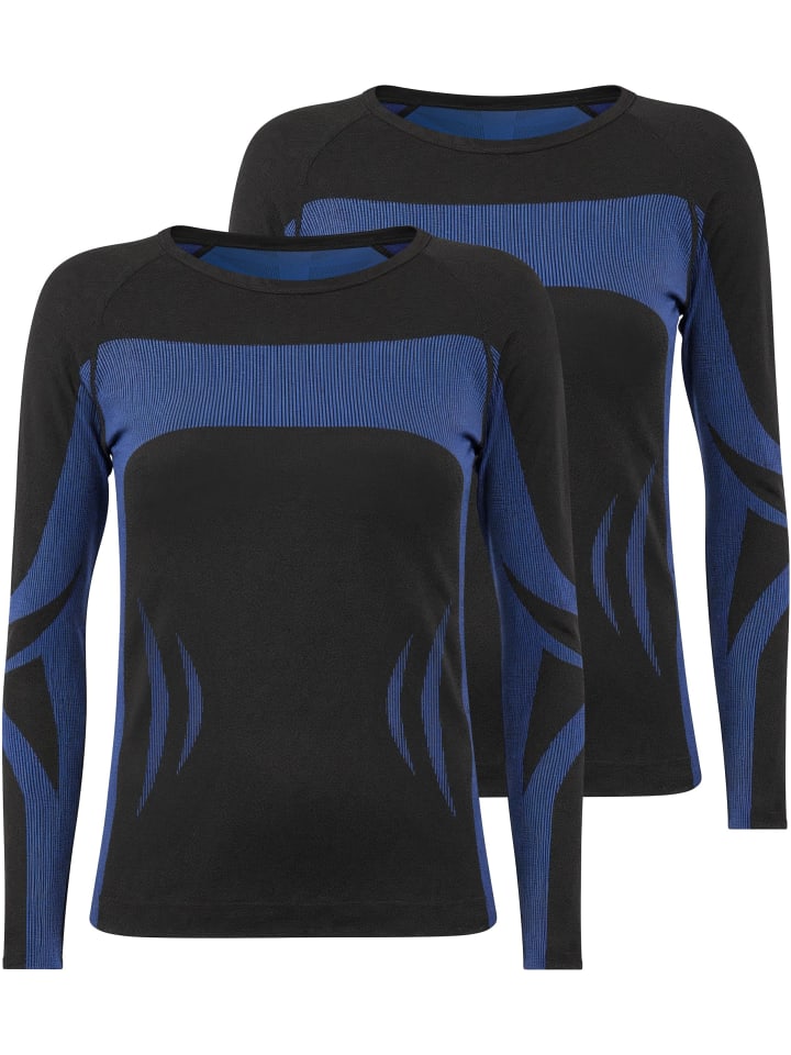 Normani 2 терморубашки с длинными рукавами, горнолыжное нижнее белье, унисекс, черно-синие
Normani 2 терморубашки с длинными рукавами, горнолыжное нижнее белье, унисекс, черно-синие