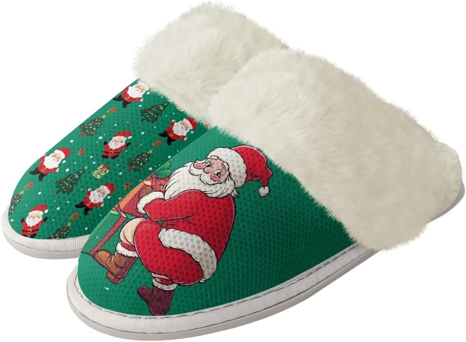 Тапочки Srengjodk Slip-On для дома, тапочки для женщин и мужчин, фланелевые хлопковые тапочки с меховой отделкой, унисекс, размеры 36-47, Cute Santa Print
Тапочки Srengjodk Slip-On для дома, тапочки для женщин и мужчин, фланелевые хлопковые тапочки с меховой отделкой, унисекс, размеры 36-47, Cute Santa Print