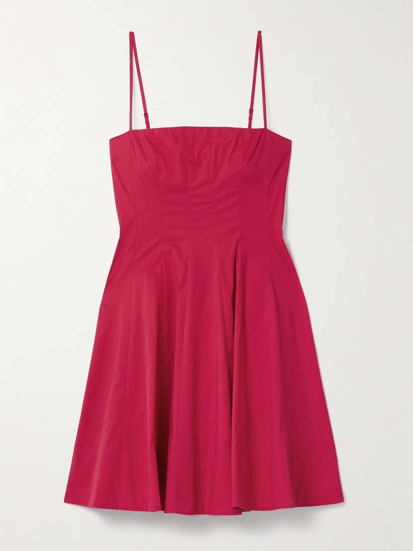 Мини-Платье Wylie из хлопковой смесовой поплиновой ткани Staud, фуксия
Мини-Платье Wylie из хлопковой смесовой поплиновой ткани Staud, фуксия
