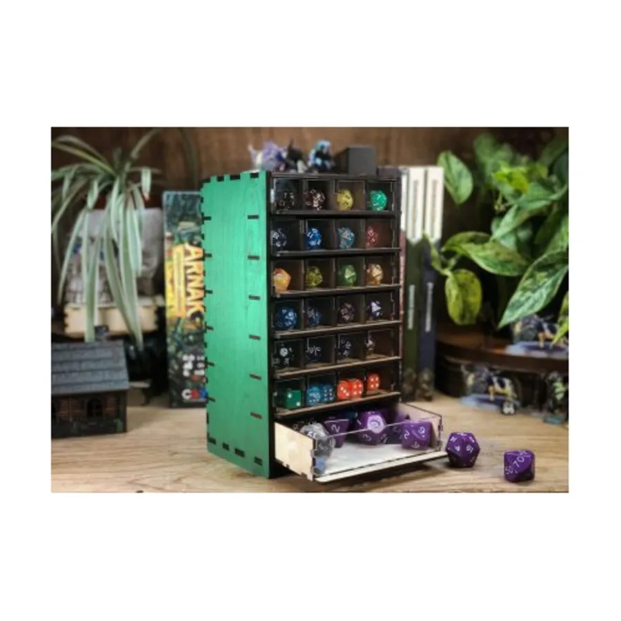 Ящик для хранения игральных костей - зеленое дерево, Dice Drawers (C4 Labs)
Ящик для хранения игральных костей - зеленое дерево, Dice Drawers (C4 Labs)