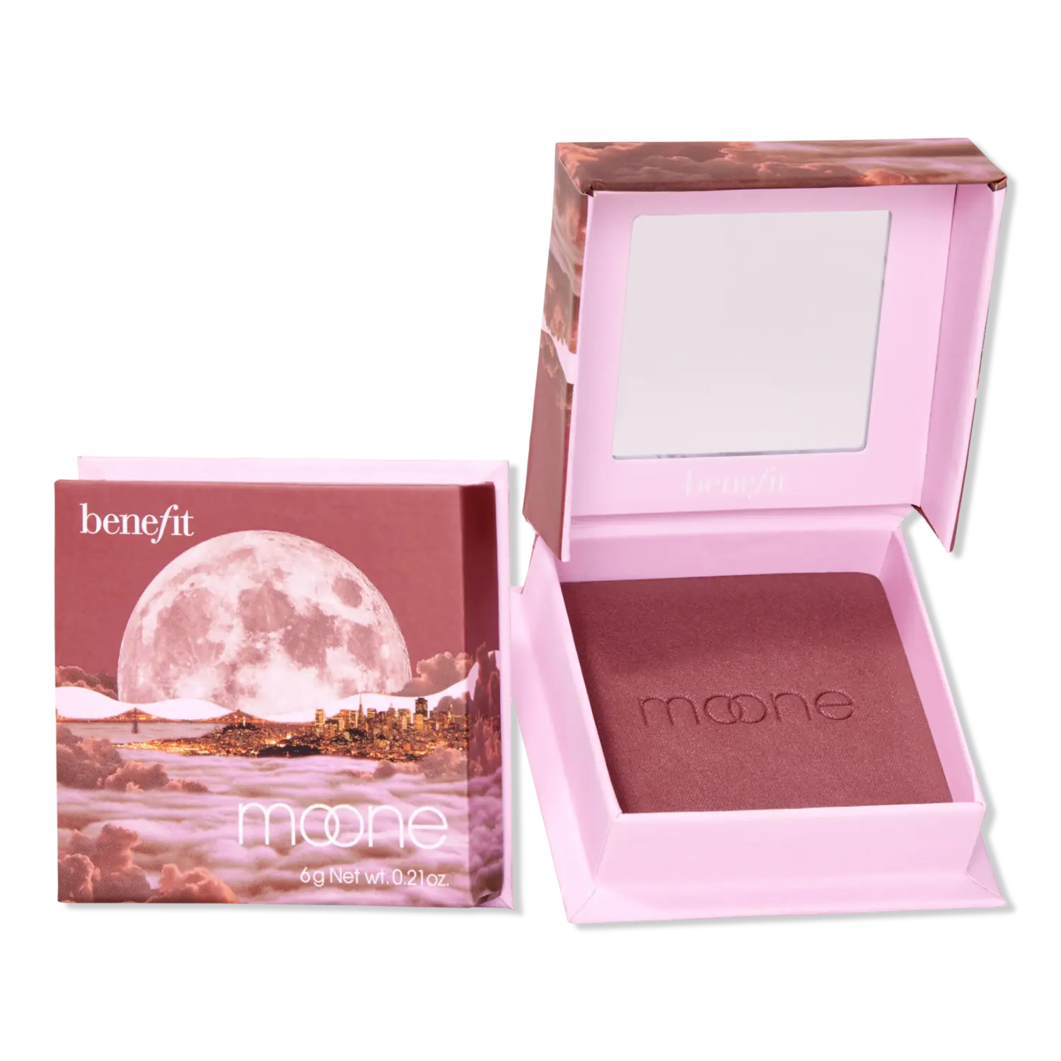 Шелковисто-мягкие пудровые румяна Benefit Cosmetics, Moone (rich berry)
Шелковисто-мягкие пудровые румяна Benefit Cosmetics, Moone (rich berry)