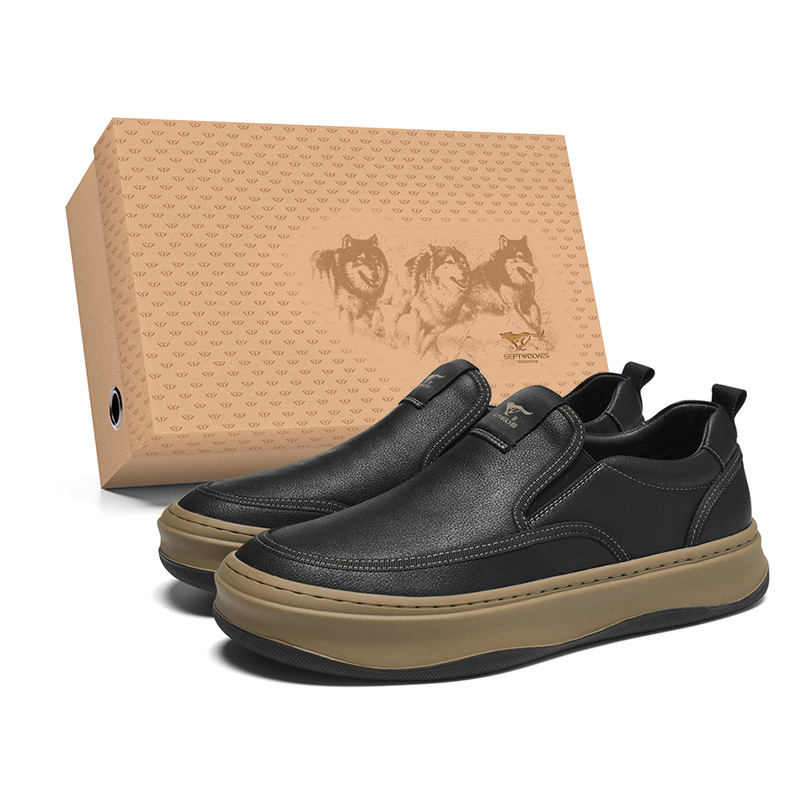 Легкие, износостойкие и нескользящие низкие повседневные туфли для мужчин SEPTWOLVES, Black (Standard Leather Shoe Size)
Легкие, износостойкие и нескользящие низкие повседневные туфли для мужчин SEPTWOLVES, Black (Standard Leather Shoe Size)