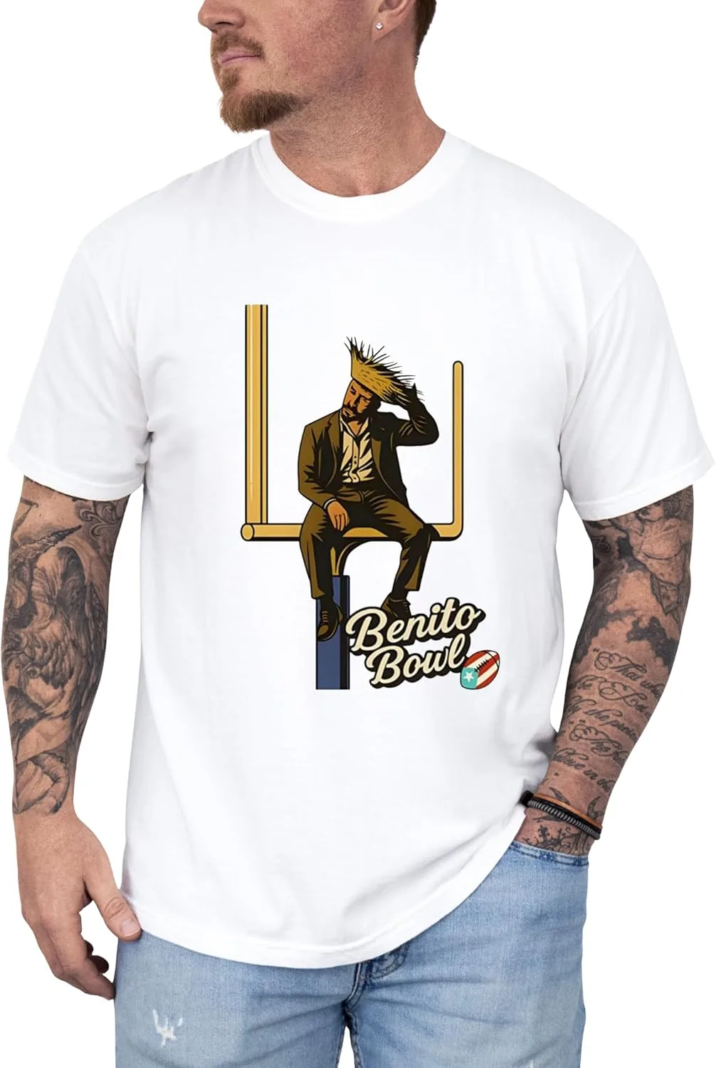 Винтажная футболка Benito Bowl – Puerto Rico Football Tee, Comfort Colors Handmade
Винтажная футболка Benito Bowl – Puerto Rico Football Tee, Comfort Colors Handmade