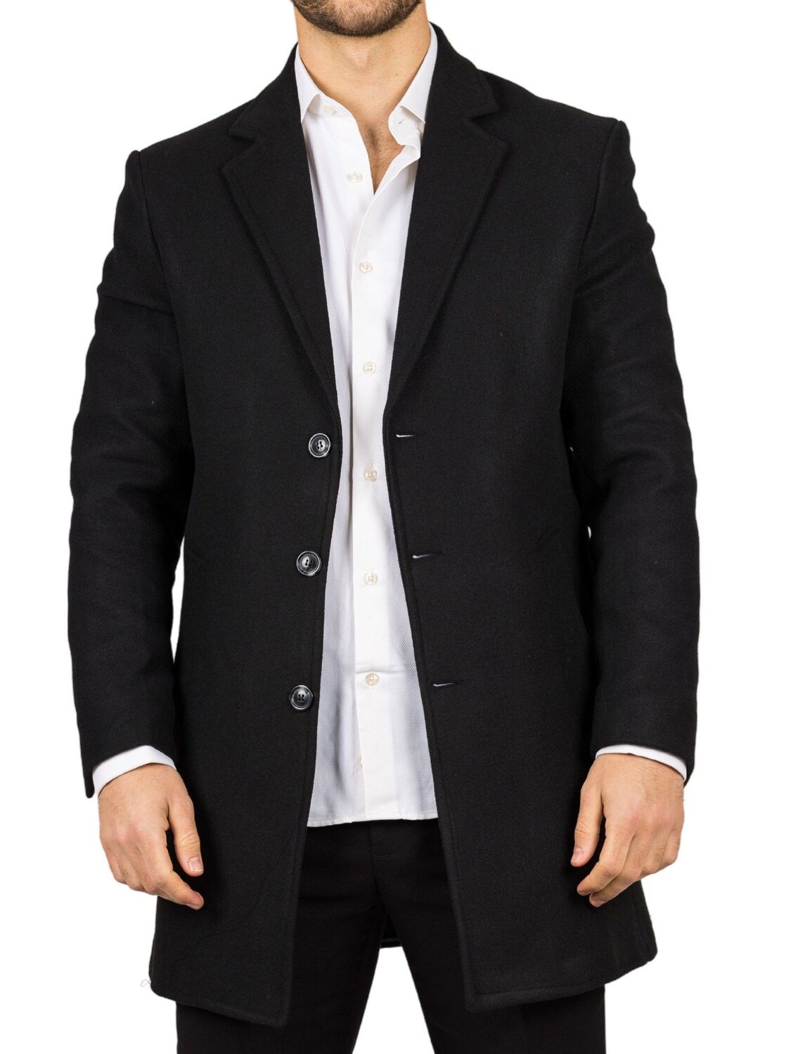 Пальто полушерстяное TruClothing, черный
Пальто полушерстяное TruClothing, черный