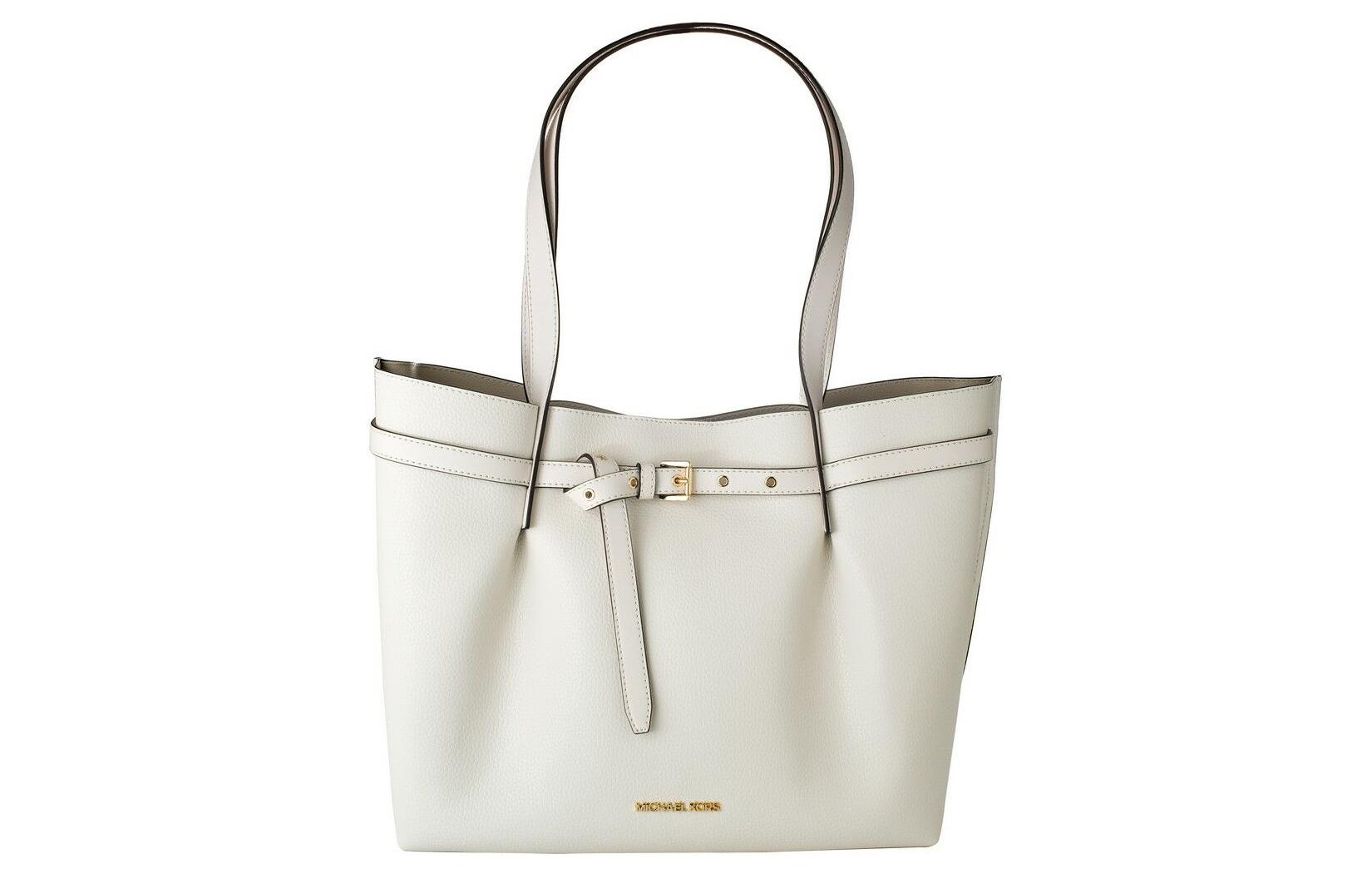 MICHAEL KORS Кожаная женская сумка через плечо чисто белого цвета
MICHAEL KORS Кожаная женская сумка через плечо чисто белого цвета