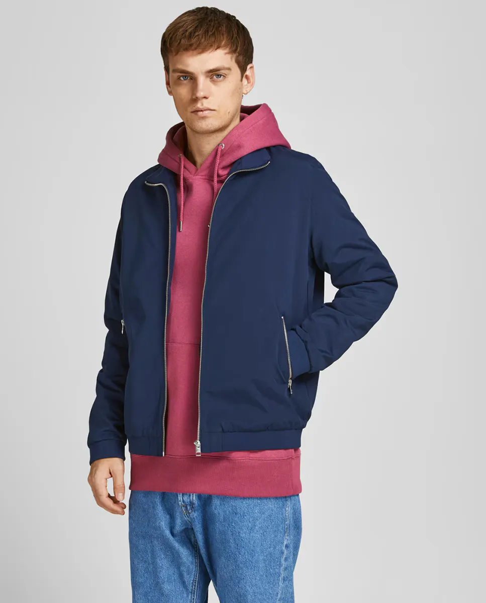 Мужской бомбер Jack & Jones, синий
Мужской бомбер Jack & Jones, синий