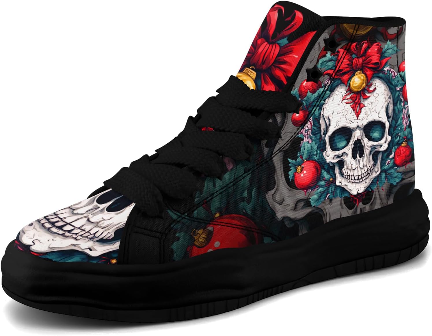 Высокие кеды AWSOLE на Рождество для женщин и мужчин, милые праздничные кроссовки из холщовой ткани, для вечеринок, повседневные шнуровки, модная обувь для прогулок, белый/черный/красный/синий/серый
Высокие кеды AWSOLE на Рождество для женщин и мужчин, милые праздничные кроссовки из холщовой ткани, для вечеринок, повседневные шнуровки, модная обувь для прогулок, белый/черный/красный/синий/серый