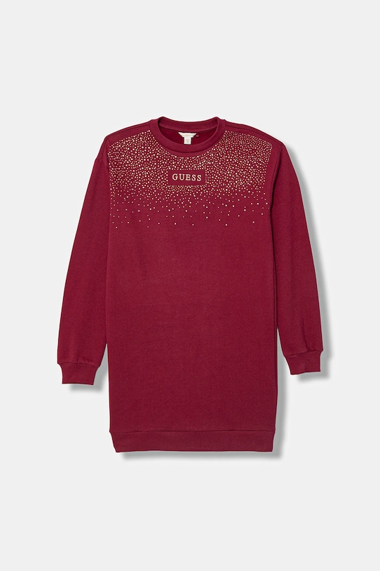Детское хлопковое платье Guess, бордовый
Детское хлопковое платье Guess, бордовый