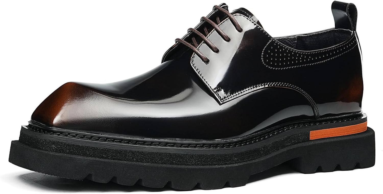 Мужские дерби с квадратным носком, 4-шнурковые полубрючные туфли из лакированной кожи с мягкой подошвой, повседневная носка 25887 Windhana, коричневый
Мужские дерби с квадратным носком, 4-шнурковые полубрючные туфли из лакированной кожи с мягкой подошвой, повседневная носка 25887 Windhana, коричневый