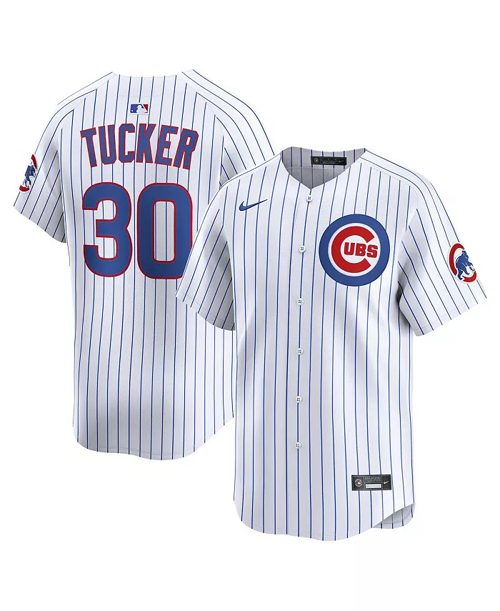 Мужская белая альтернативная лимитированная джерси Chicago Cubs с именем Kyle Tucker Nike
Мужская белая альтернативная лимитированная джерси Chicago Cubs с именем Kyle Tucker Nike