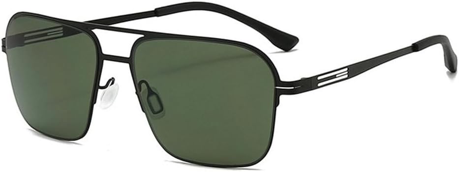 Модные металлические поляризованные солнцезащитные очки 2025 года для мужчин, для вождения, с защитой от УФ-излучения, большая квадратная оправа PRSTNN, Black Dark Green
Модные металлические поляризованные солнцезащитные очки 2025 года для мужчин, для вождения, с защитой от УФ-излучения, большая квадратная оправа PRSTNN, Black Dark Green