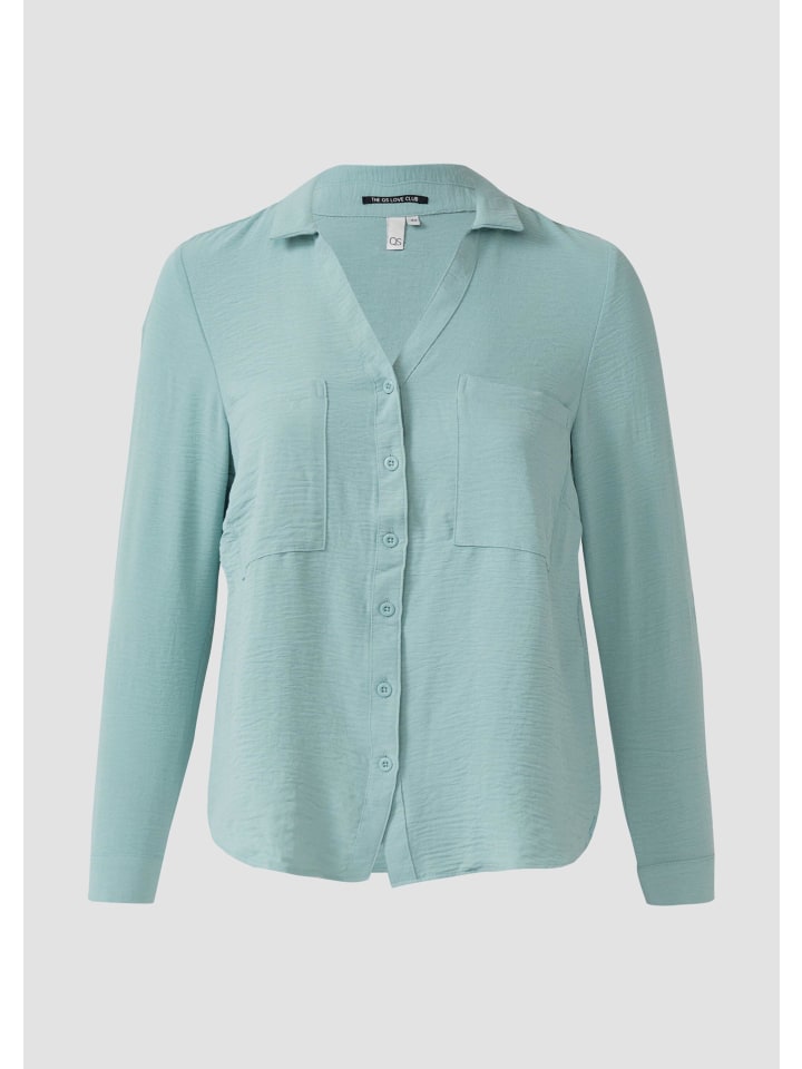 Блузка 6215_пастельно-бирюзового цвета QS
Блузка 6215_пастельно-бирюзового цвета QS