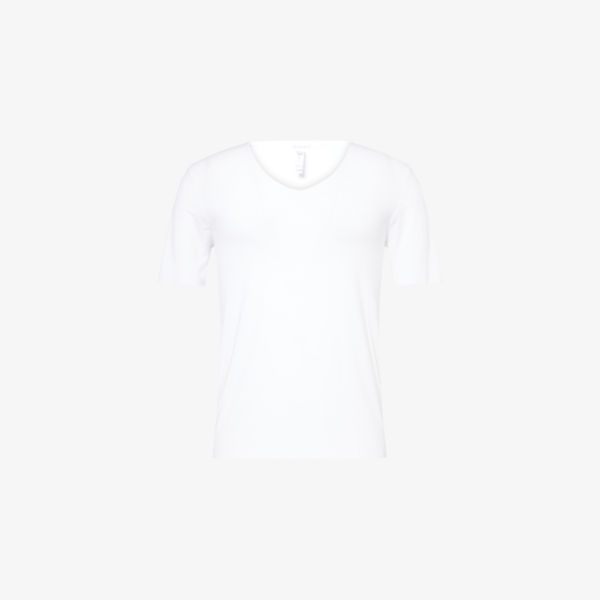 Футболка классическая Hanro с V-образным вырезом, белый
Футболка классическая Hanro с V-образным вырезом, белый