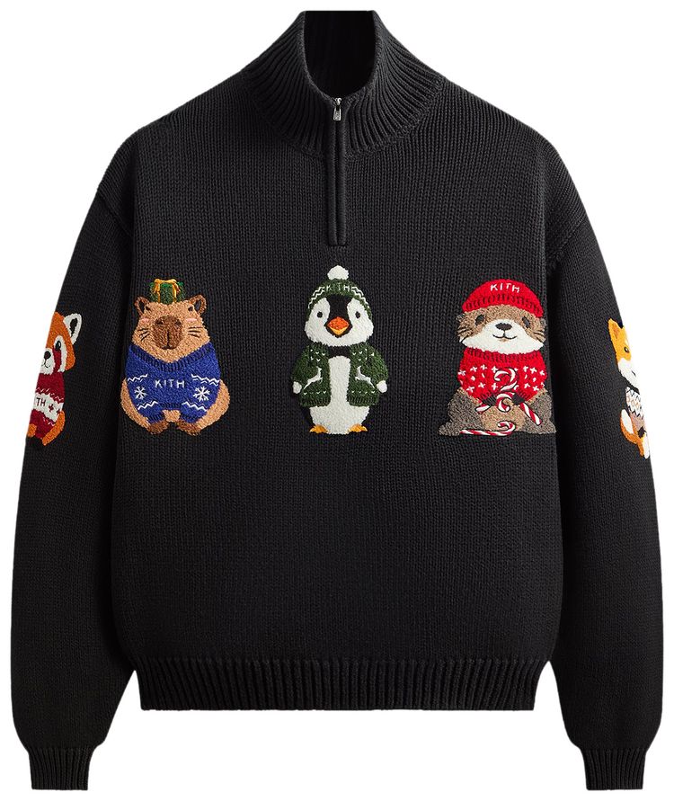 Толстовка Kith Kithmas Animals Wyona Quarter Zip, черный
Толстовка Kith Kithmas Animals Wyona Quarter Zip, черный